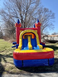 Dual lane wet/dry combo water slide 26x13